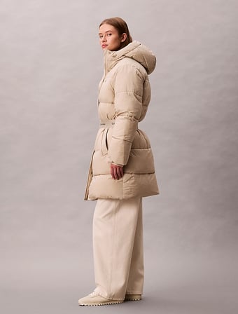 CALVIN KLEIN Kadın Marka Logolu Full Fermuarlı Şık Görünüşlü Günlük Kullanıma Uygun Kahverengi1 Mont LV047D508G NSU