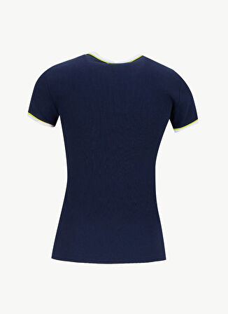 Calvin Klein Jeans Bisiklet Yaka Düz Mavi Kadın T-Shirt LV047D201GCEF