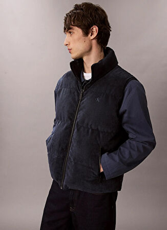 Calvin Klein Jeans Lacivert Erkek Yelek LV04RD519GCEF SLVLSS REVERSIBLE COR