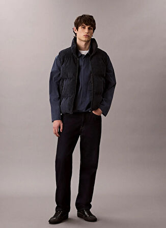 Calvin Klein Jeans Lacivert Erkek Yelek LV04RD519GCEF SLVLSS REVERSIBLE COR