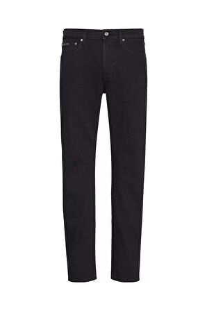 Erkek Slim Fit Daralan Paça Termal Jean Pantolon - Siyah | 32/30