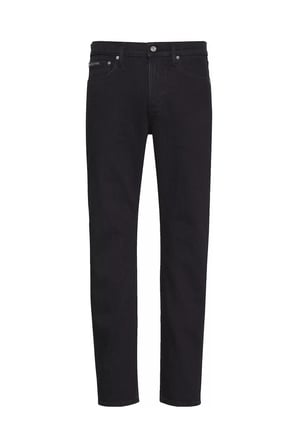 Erkek Slim Fit Daralan Paça Termal Jean Pantolon - Siyah | 35/32