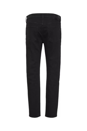 Erkek Slim Fit Daralan Paça Termal Jean Pantolon - Siyah | 35/32