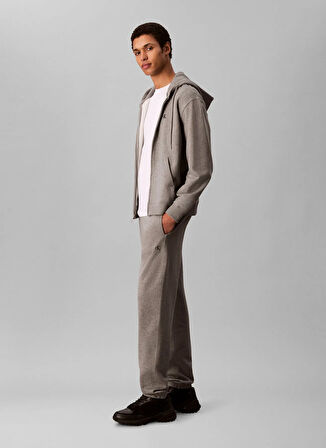 Calvin Klein Jeans Classic Fit Gri Erkek Eşofman Altı LV04RD241GP7E EU 350TERRY MONOGRAM