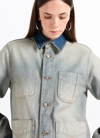 Calvin Klein Jeans Standart Mavi Kadın Ceket LV047D753GYYD