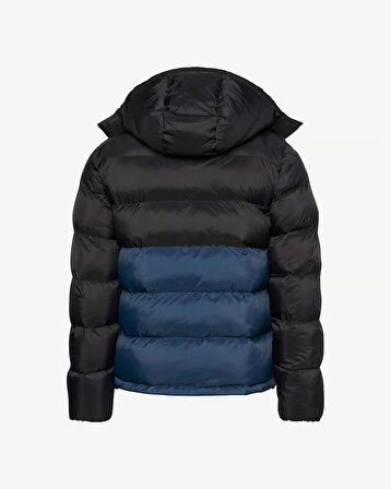 Calvin Klein Jeans Uzun Kollu Naylon Renk Bloklu Şişme Erkek Ceket LV04RD527G-UB1