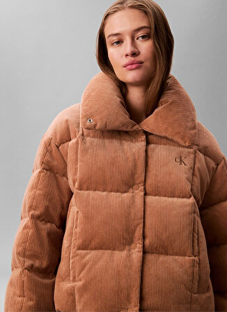 Calvin Klein Jeans Standart Kahve Kadın Ceket LV044D527G041