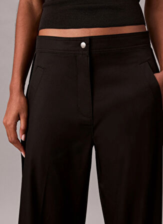 Calvin Klein Jeans Yüksek Bel Straight Siyah Kadın Pantolon LV044D612GUB1