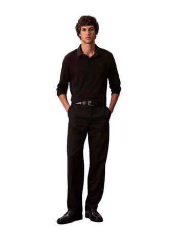 Calvin Klein Erkek Polo Yaka Sweat LV040EM909 UB1