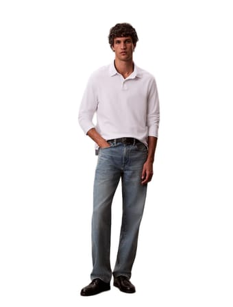Calvin Klein LV040EM909 Ls Supima Cotton Solid Erkek Polo Tişört
