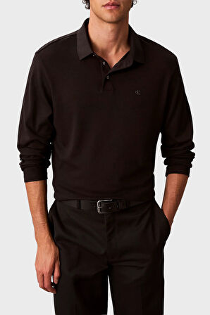 Calvin Klein Erkek Polo Yaka Sweat LV040EM909 GRO