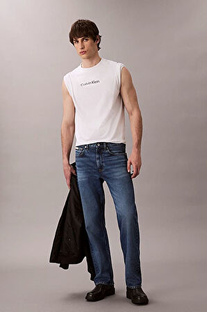 Erkek Regular Fit Yazı Baskılı Pamuklu T-Shirt - Beyaz | XS