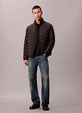 Calvin Klein Siyah Erkek Mont LV04LD520GUB1_LS LTWT PRE-QUILTED P