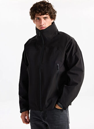 Calvin Klein Normal Siyah Erkek Ceket LV04LD502GUB1_LS 3 IN 1 STAND COLLA