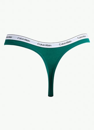 Calvin Klein Turkuaz Kadın Tanga 000QD5043E CK WOMEN