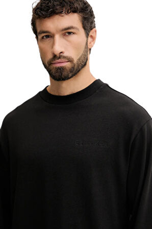 Calvin Klein Erkek Siyah Uzun Kollu Pijama Takımı LV00NM2950