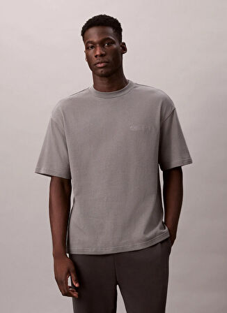 Calvin Klein Gri Erkek T-Shirt LV00NM2929PR8