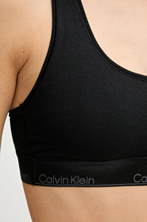 Calvin Klein Kadın Siyah Desteksiz Bralette Sütyen LV00QF8547