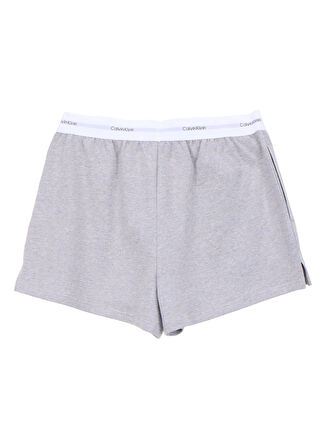 Calvin Klein Gri Kadın Pijama Alt LOGO JERSEY SHORT