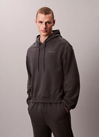 Calvin Klein Gri Erkek Sweatshırt LV00NM29305DG