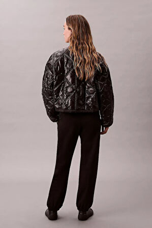 Kadın Rahat Kalıp Jogger Eşofman Altı - Siyah | S