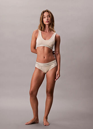 Calvin Klein Açık Gri Kadın Bikini Külot LV00QF8598 CK WOMEN