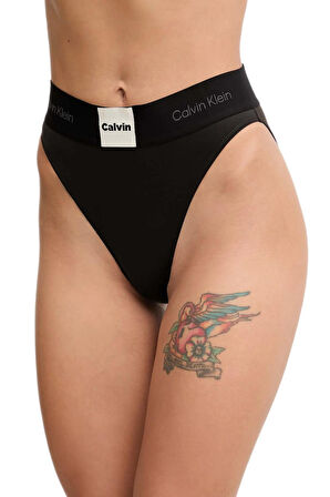 Calvin Klein Kadın Siyah Yüksek Bel Külot LV00QF8611