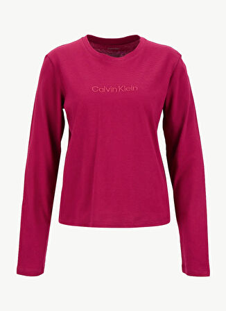 Calvin Klein Çok Renkli Kadın Standart Pijama Takımı LS PANT SET HOLIDAY