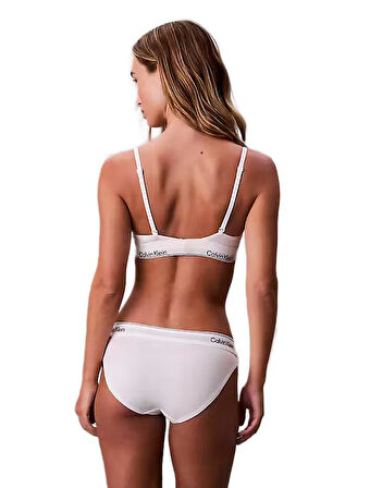 Calvin Klein Kadın Beyaz Külot LV00QF8520 