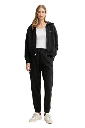 Calvin Klein Kadın Siyah Jogger Eşofman Altı LV00QS7515