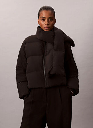 Calvin Klein Standart Siyah Kadın Ceket LV044D518GUB1