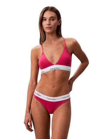 Calvin Klein Kadın Pembe Tanga LV00QF8518