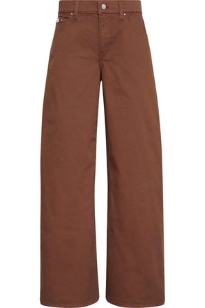 SUPER WIDE 5 PKT PANT Kahverengi Kadın Pantolon