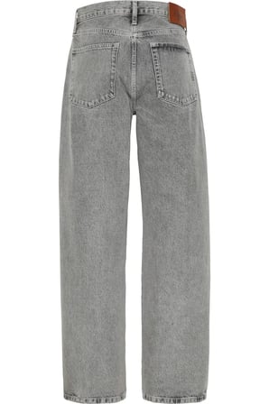 THE WIDE LEG GREY STERLING Kadın Gri Kot Pantolon