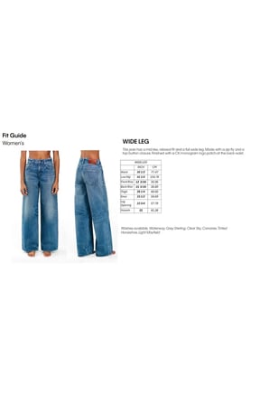 THE WIDE LEG GREY STERLING Kadın Gri Kot Pantolon