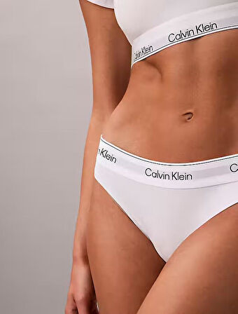 Calvin Klein Kadın Beyaz Brazilian LV00QF8522 