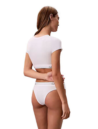 Calvin Klein Kadın Beyaz Brazilian LV00QF8522 