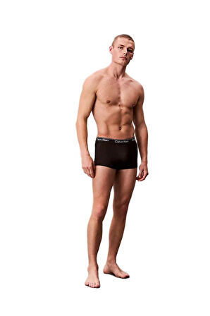Calvin Klein Erkek Siyah Low Rise Trunk Boxer 3’lü Paket LV00NB4409