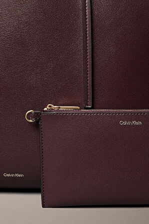 Kadın İki Parçalı Tote Omuz Çantası - Bordo | undefined