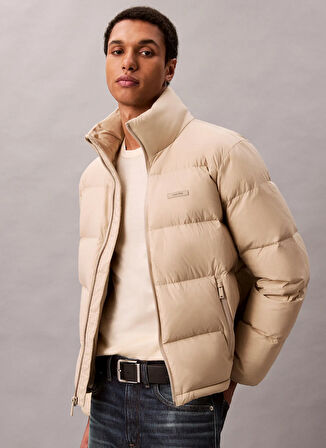Calvin Klein Kahve Erkek Mont LV04LD529GNSU_LS MDWT NYLON CHNL DO
