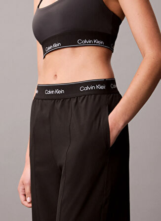 Calvin Klein Yüksek Bel Geniş Fit Siyah Kadın Pantolon LVGWF4P606UB1