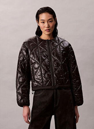 Calvin Klein Jeans Siyah Kadın Standart Mont LV044D511GUB1