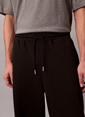 Calvin Klein Normal Bel Normal Siyah Erkek Eşofman Altı LV04LD239GUB1_PREMIUM TERRY CK EMBL