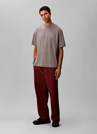 Calvin Klein Normal Bel Normal Kırmızı Erkek Eşofman Altı LV04LD239GWCV_PREMIUM TERRY CK EMBL