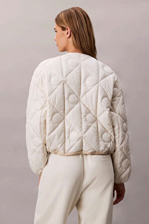 Calvin Klein Jeans Logolu Kapitone Astarlı Kadın Ceket LV044D511G-67U