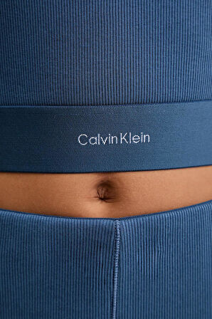 Calvin Klein Kadın Mavi Crop 000QS7217E 