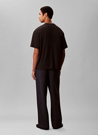 Calvin Klein Normal Bel Normal Mavi Erkek Eşofman Altı LV04LD239GCEF_PREMIUM TERRY CK EMBL