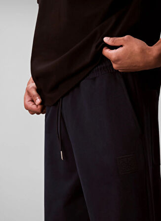 Calvin Klein Normal Bel Normal Mavi Erkek Eşofman Altı LV04LD239GCEF_PREMIUM TERRY CK EMBL