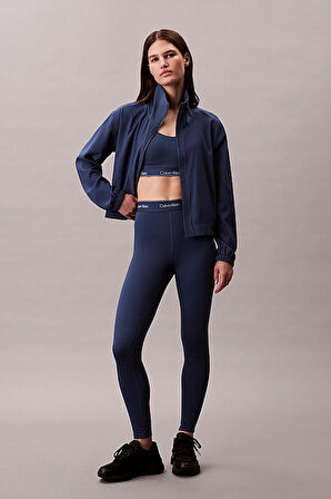 Kadın Yüksek Bel Bilek Boy (7/8) Tayt - Mavi | XL