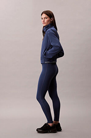 Kadın Yüksek Bel Bilek Boy (7/8) Tayt - Mavi | XL